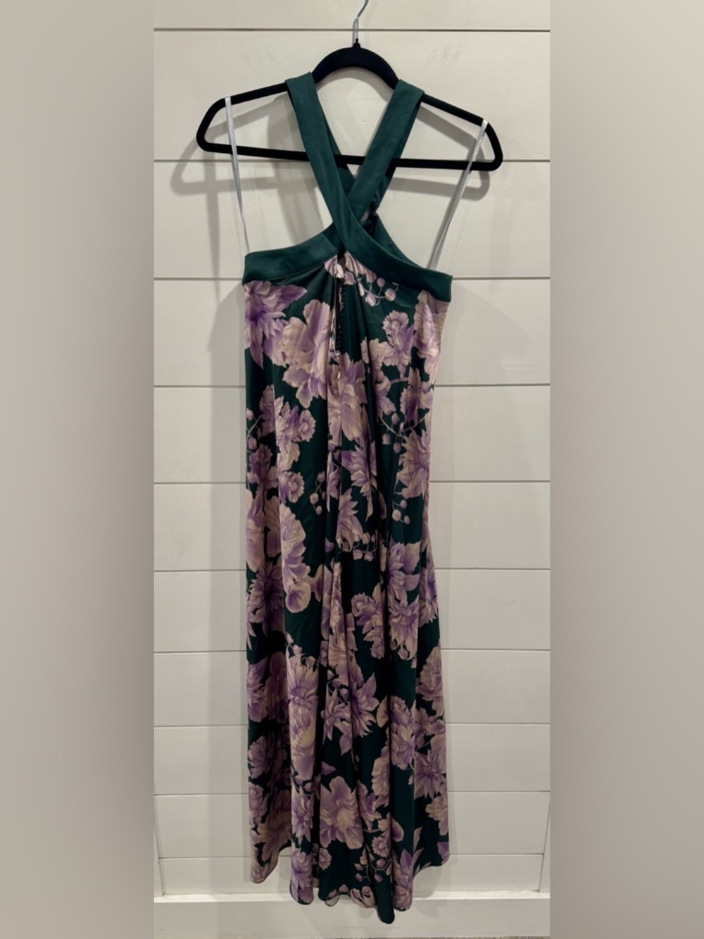 Especia purple green floral Arabella Printed Maxi Dress - Picture 13 of 13